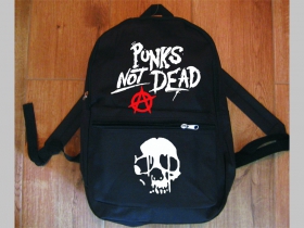 Punks not Dead jednoduchý ľahký ruksak, rozmery pri plnom obsahu cca: 40x27x10cm materiál 100%polyester